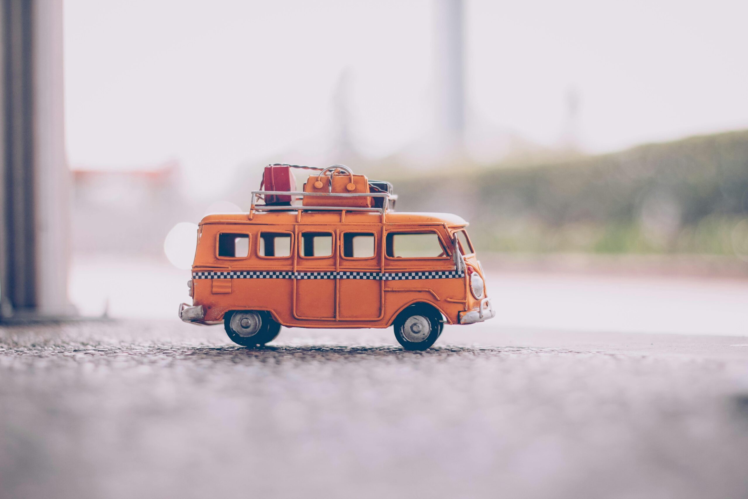 stock image of toy van